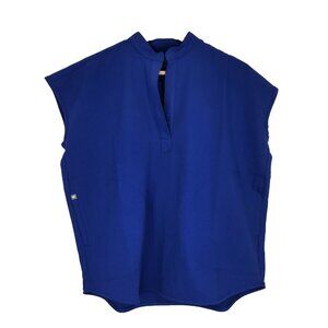 Figs NWT Rafaela Scrub Top WINNING BLUE 
Oversized Cap Sleeve WXXSW1003